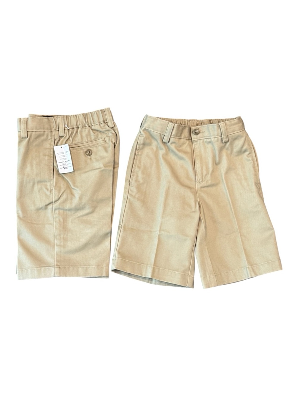 Lands’ End School Uniform Boy Sport Active Performance Chino Short Bundle